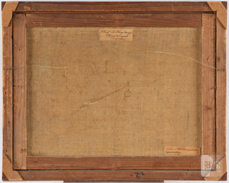 A rare Chinese Export painting of 'Table Mountain', - 图11